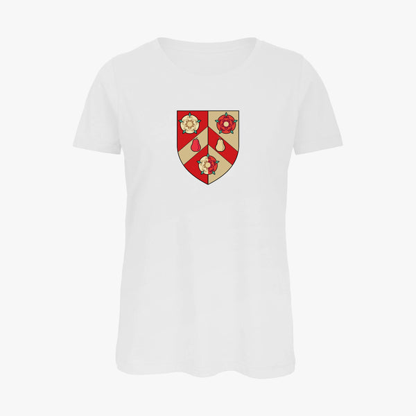 Load image into Gallery viewer, Ladies Oxford College Arms Organic T-Shirt