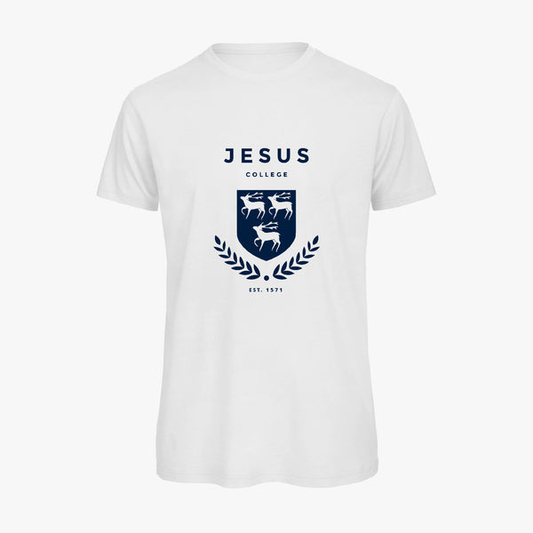 Load image into Gallery viewer, Jesus College Men's Organic Laurel T-Shirt