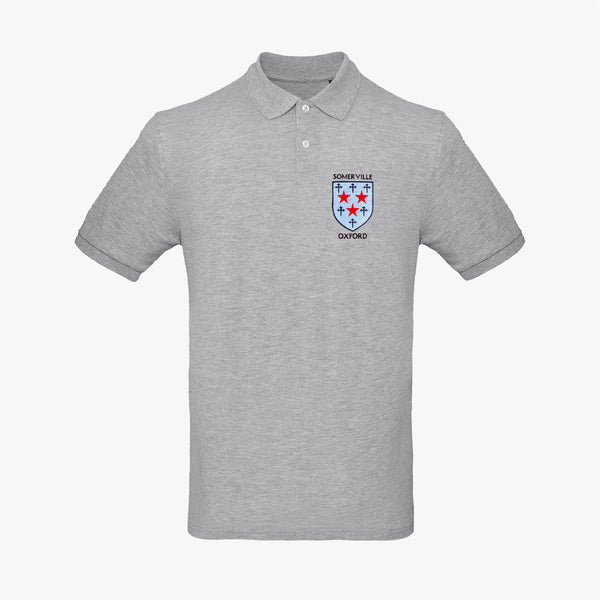 Load image into Gallery viewer, Somerville College Men's Organic Embroidered Polo Shirt