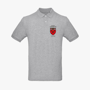 Men's Oxford College Organic Embroidered Polo Shirt