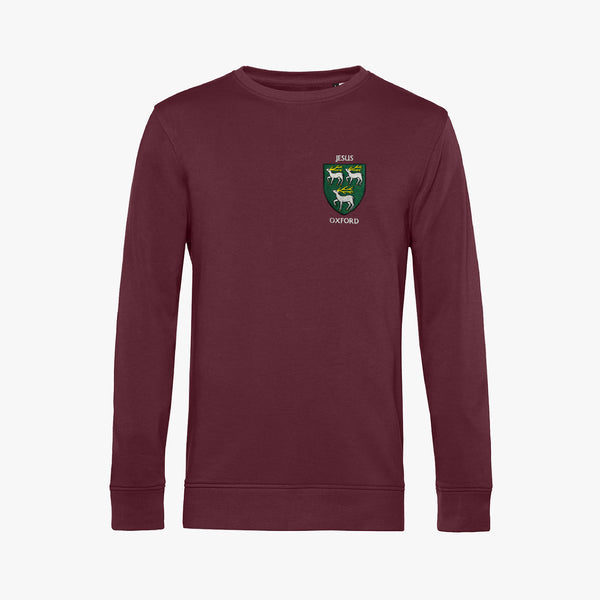 Load image into Gallery viewer, Jesus College Men's Organic Embroidered Sweatshirt