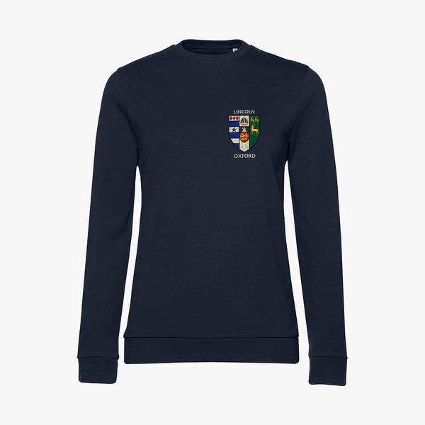 Load image into Gallery viewer, Ladies Oxford College Organic Embroidered Sweatshirt