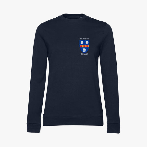 Load image into Gallery viewer, St Hilda's College Ladies Organic Embroidered Sweatshirt