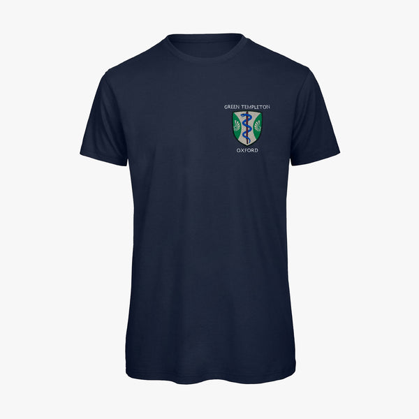 Load image into Gallery viewer, Green Templeton College Men's Organic Embroidered T-Shirt
