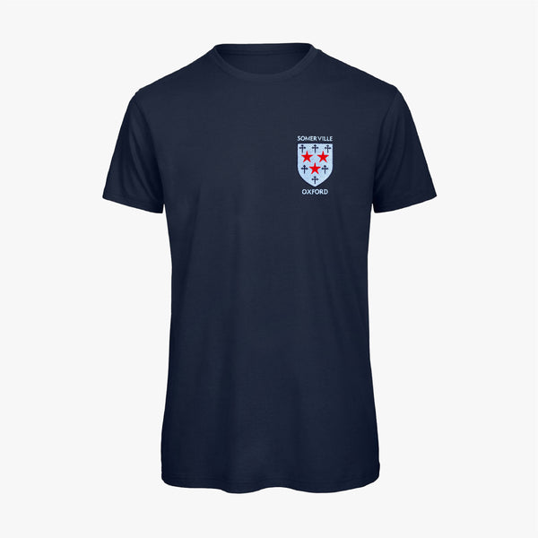 Load image into Gallery viewer, Somerville College Men&#39;s Organic Embroidered T-Shirt
