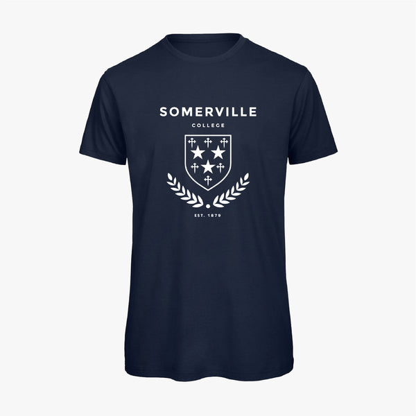 Load image into Gallery viewer, Somerville College Men's Organic Laurel T-Shirt