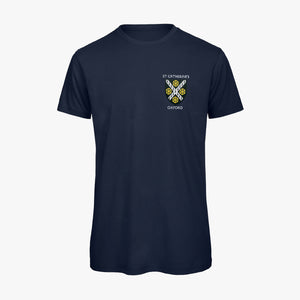 St Catherine's College Men's Organic Embroidered T-Shirt