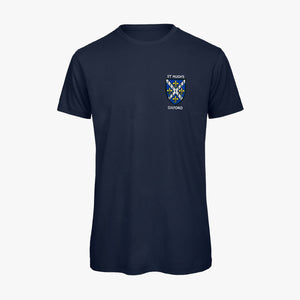 St Hugh's College College Men's Organic Embroidered T-Shirt