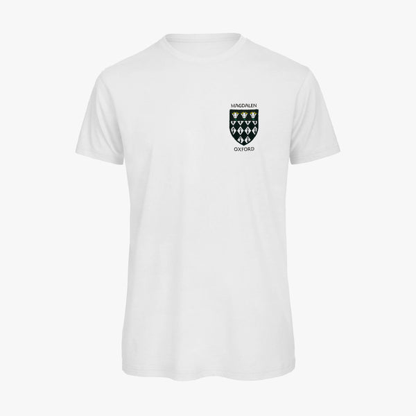 Load image into Gallery viewer, Magdalen College Men&#39;s Organic Embroidered T-Shirt

