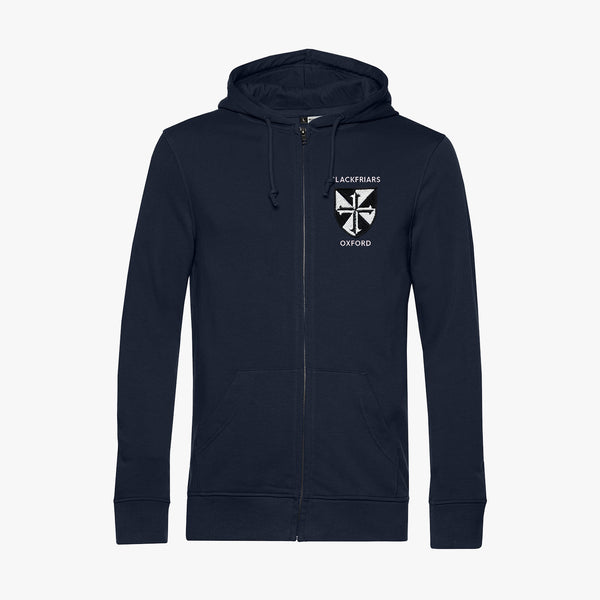 Load image into Gallery viewer, Men's Oxford College Organic Embroidered Zip Hoodie