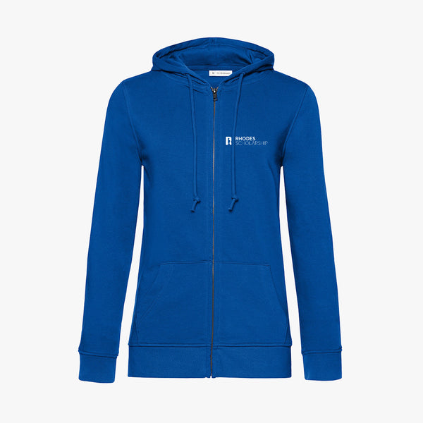 Load image into Gallery viewer, Rhodes Trust Organic Ladies Zip Hoodie