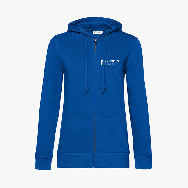 Load image into Gallery viewer, Rhodes Trust Organic Ladies Zip Hoodie