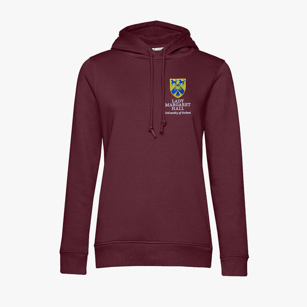 Load image into Gallery viewer, Lady Margaret Hall Hall Ladies Organic Embroidered Hoodie
