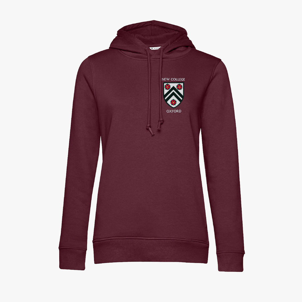 New College Ladies Organic Embroidered Hoodie