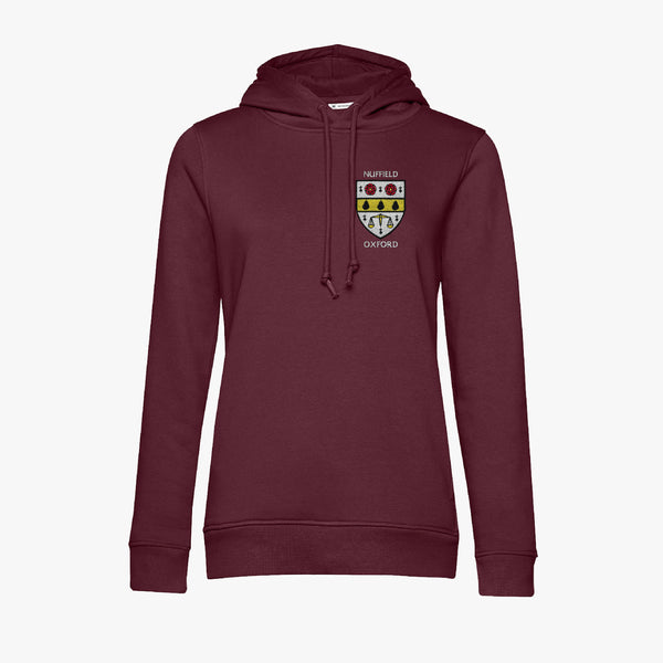 Load image into Gallery viewer, Nuffield College Ladies Organic Embroidered Hoodie
