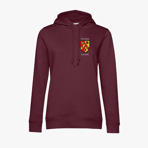 Load image into Gallery viewer, Wolfson College Ladies Organic Embroidered Hoodie
