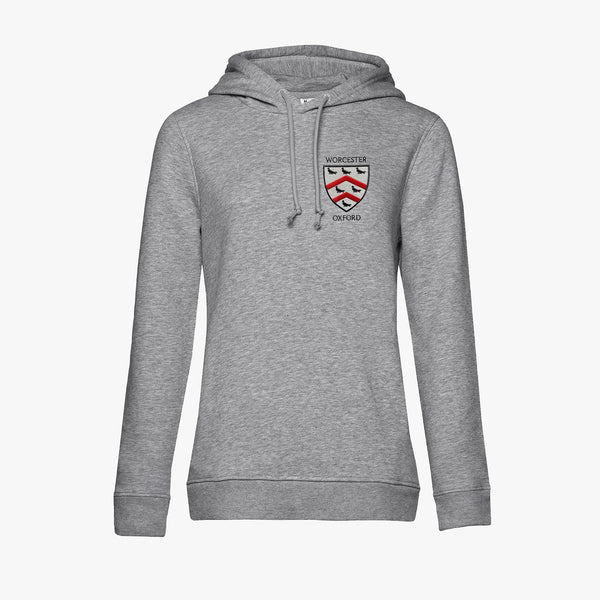 Load image into Gallery viewer, Worcester College Ladies Organic Embroidered Hoodie
