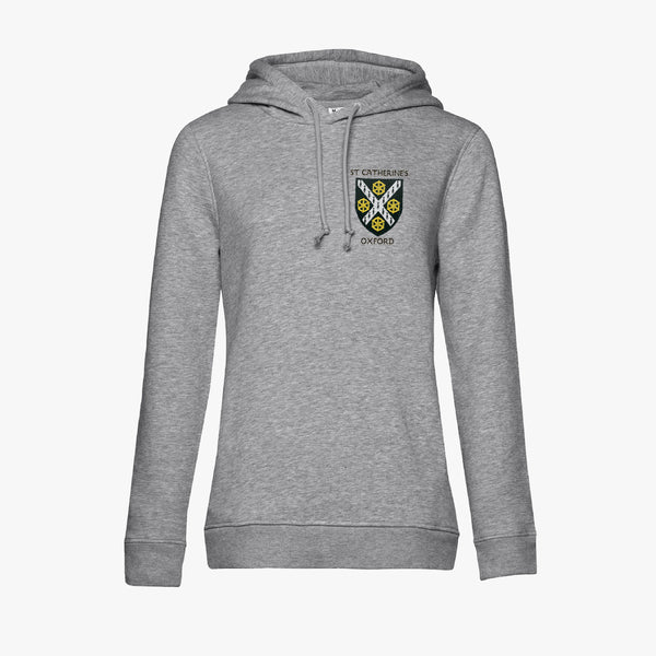 Load image into Gallery viewer, St Catherine&#39;s College Ladies Organic Embroidered Hoodie
