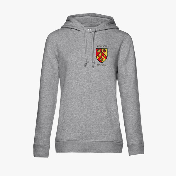 Load image into Gallery viewer, Wolfson College Ladies Organic Embroidered Hoodie
