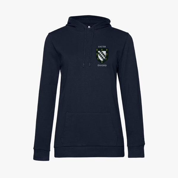 Load image into Gallery viewer, Exeter College Ladies Organic Embroidered Hoodie
