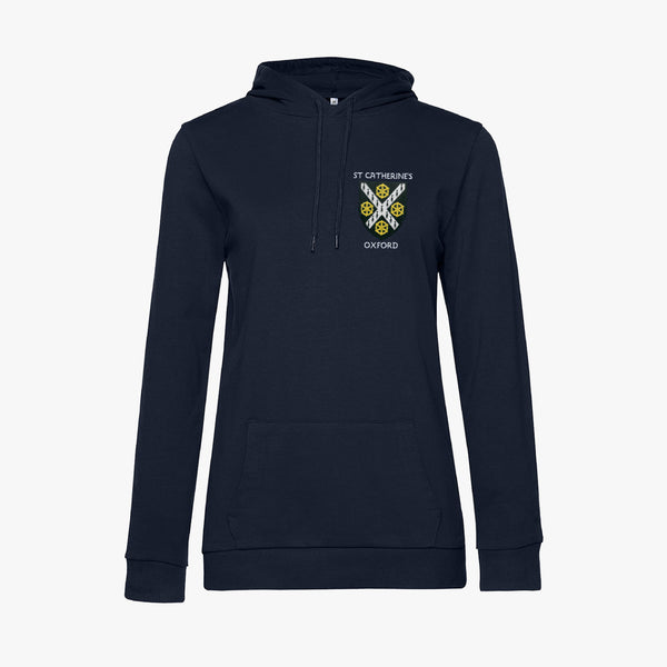 Load image into Gallery viewer, St Catherine&#39;s College Ladies Organic Embroidered Hoodie
