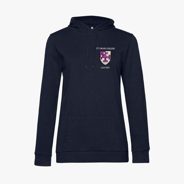 Load image into Gallery viewer, St Cross College Ladies Organic Embroidered Hoodie

