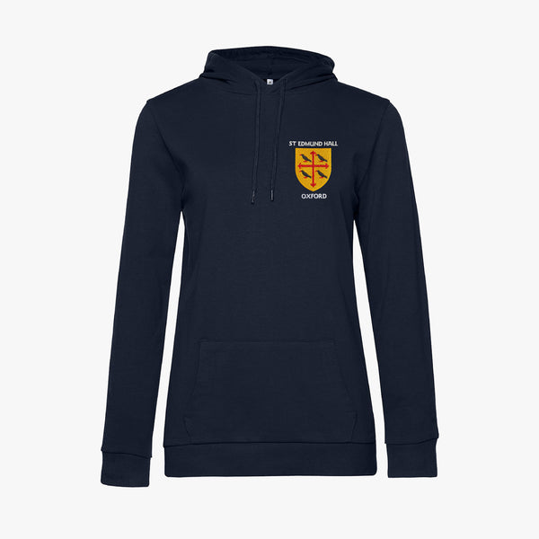 Load image into Gallery viewer, St Edmund Hall Ladies Organic Embroidered Hoodie
