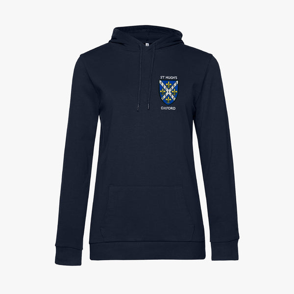 Load image into Gallery viewer, St Hugh&#39;s College Ladies Organic Embroidered Hoodie
