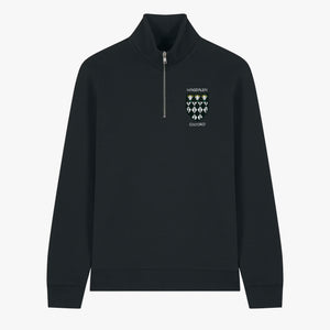 Magdalen College Unisex Organic Cotton 1/4 Zip Sweatshirt