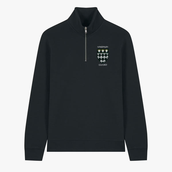 Load image into Gallery viewer, Magdalen College Unisex Organic Cotton 1/4 Zip Sweatshirt
