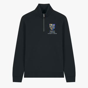 Trinity College Unisex Organic Cotton 1/4 Zip Sweatshirt