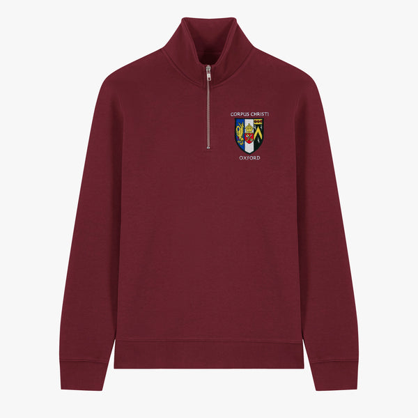 Load image into Gallery viewer, Unisex Oxford College Organic Cotton 1/4 Zip Sweatshirt

