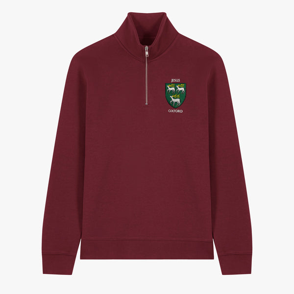 Load image into Gallery viewer, Unisex Oxford College Organic Cotton 1/4 Zip Sweatshirt
