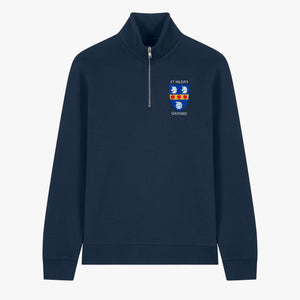 St Hilda's College Unisex Organic Cotton 1/4 Zip Sweatshirt