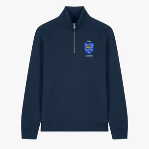 University College Unisex Organic Cotton 1/4 Zip Sweatshirt
