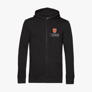 Oriel College Men's Organic Embroidered Zip Hoodie