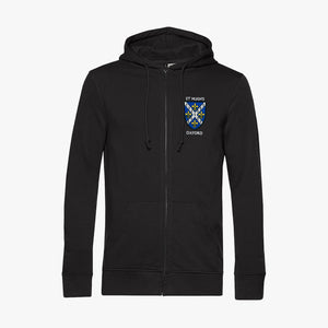 St Hugh's College Men's Organic Embroidered Zip Hoodie