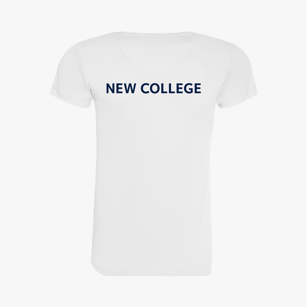 Load image into Gallery viewer, New College Ladies Recycled Sports T-Shirt
