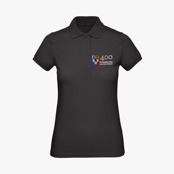 Load image into Gallery viewer, Pembroke 400th Anniversary Organic Ladies Polo Shirt
