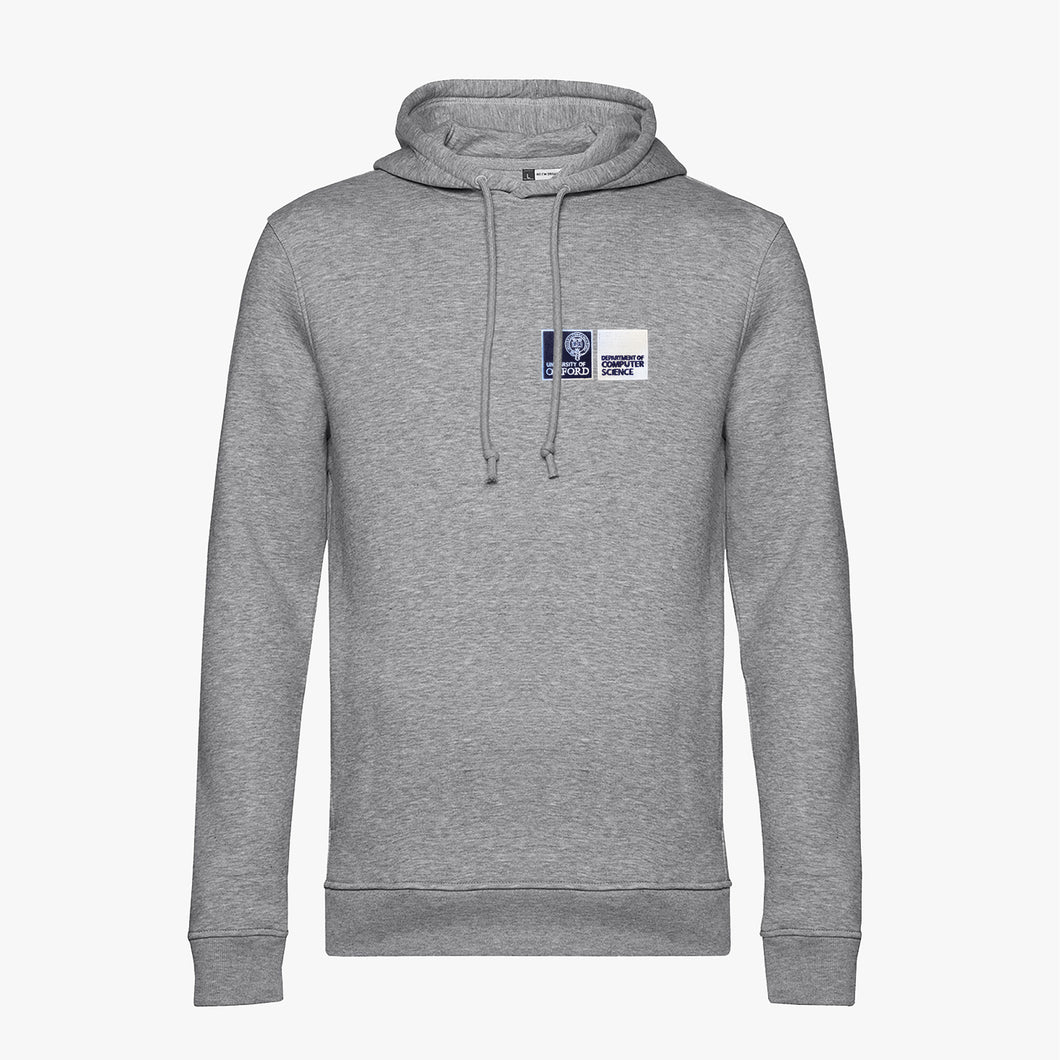 OUTLET Department of Computer Science Organic Men's Hoodie Heather Grey XL