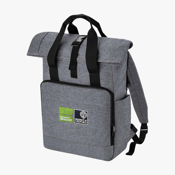 Load image into Gallery viewer, Department of Biology Recycled Rolltop Laptop Backpack
