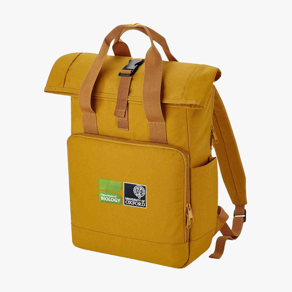 Load image into Gallery viewer, Department of Biology Recycled Rolltop Laptop Backpack
