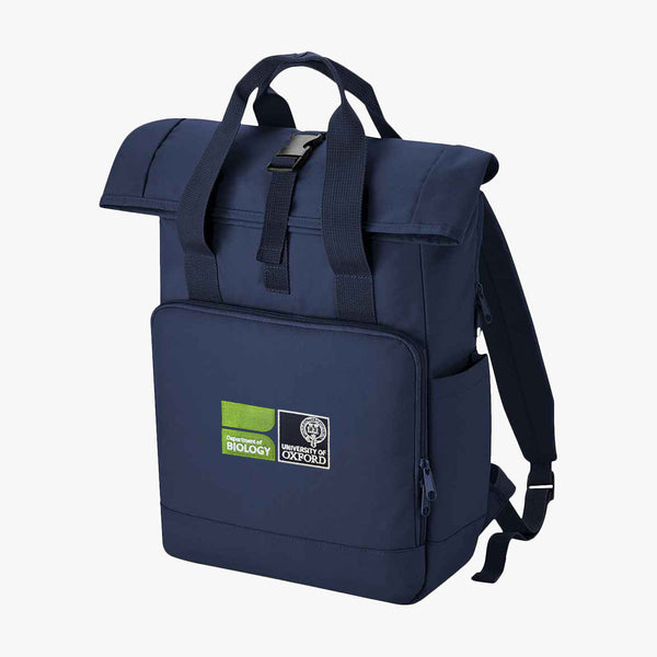 Load image into Gallery viewer, Department of Biology Recycled Rolltop Laptop Backpack

