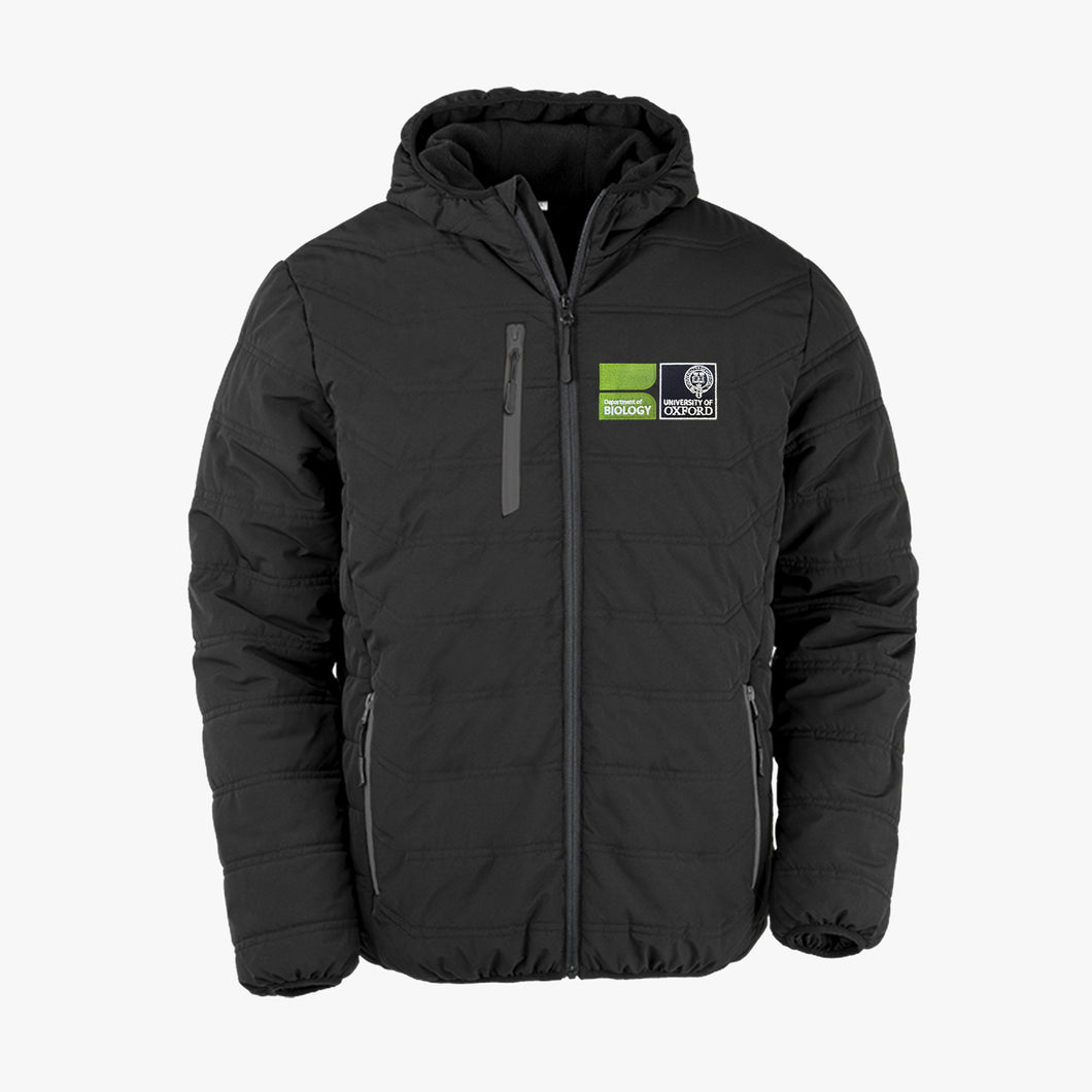 Department of Biology Recycled Padded Winter Hooded Jacket