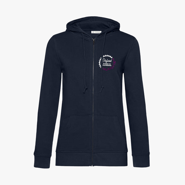Load image into Gallery viewer, Women in Engineering Organic Ladies Zip Hoodie
