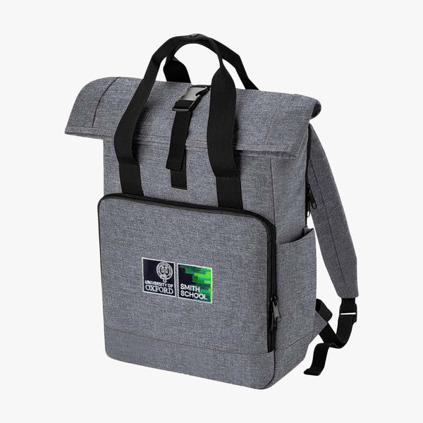 Load image into Gallery viewer, Oxford Smith School Recycled Rolltop Laptop Backpack
