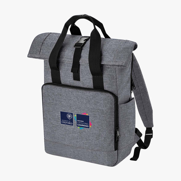 Load image into Gallery viewer, Oxford Lifelong Learning Recycled Rolltop Laptop Backpack
