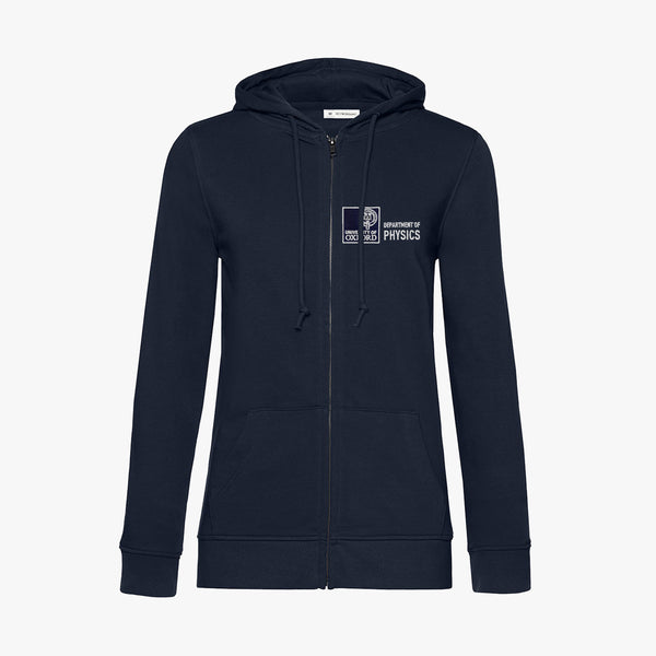 Load image into Gallery viewer, Department of Physics Organic Ladies Zip Hoodie
