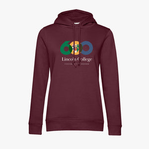 Lincoln 600th Anniversary Organic Ladies Hoodie