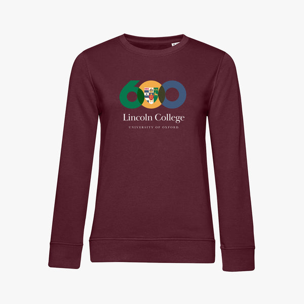 Load image into Gallery viewer, Lincoln 600th Anniversary Organic Ladies Sweatshirt
